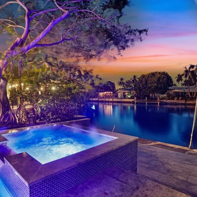 Lush Waterfront Oasis w/ Heated Pool/ Hot Tub/Dock
